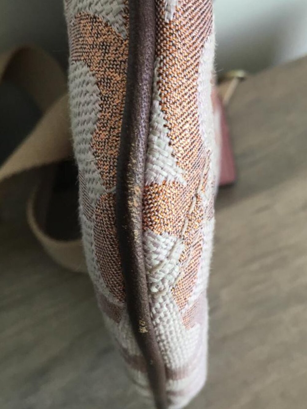 Coach Parker Op Art Swing Pak Crossbody Bag w/Metallic Rose Gold C's Monogram - Picture 6 of 6